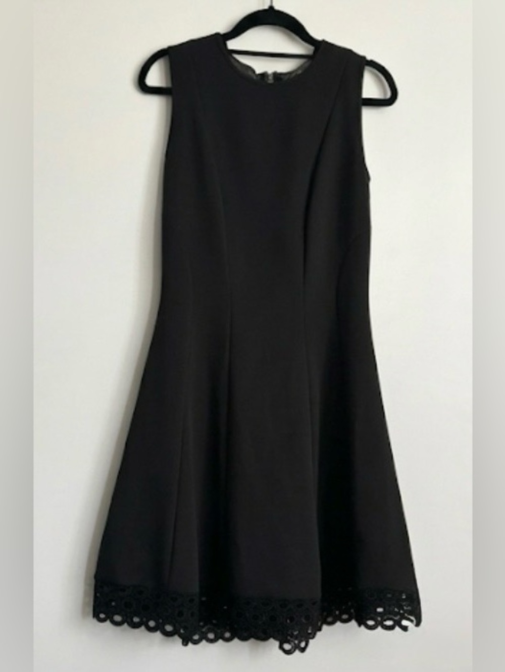 Classic Black Sleeveless Fit-and-Flare Dress